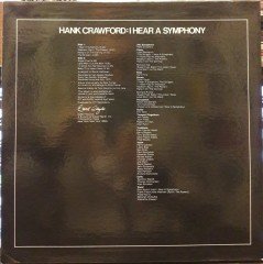 HANK CRAWFORD - I HEAR A SYMPHONY (1975) - PLAK 2.EL