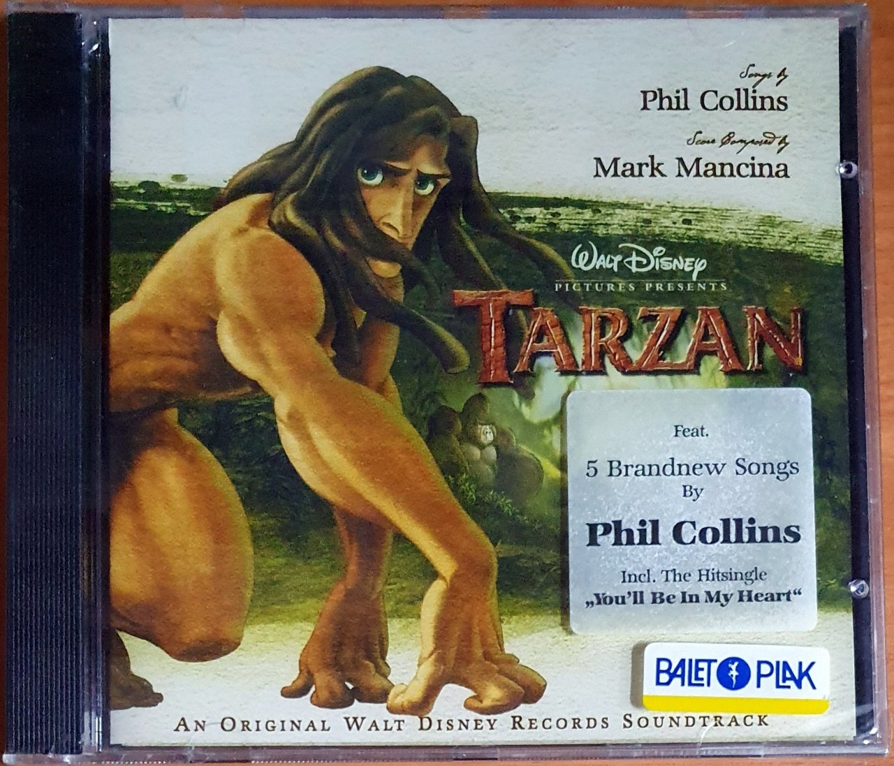 TARZAN SOUNDTRACK / PHIL COLLINS, MARK MANCINA (1999) - CD SIFIR GİBİ 2.EL