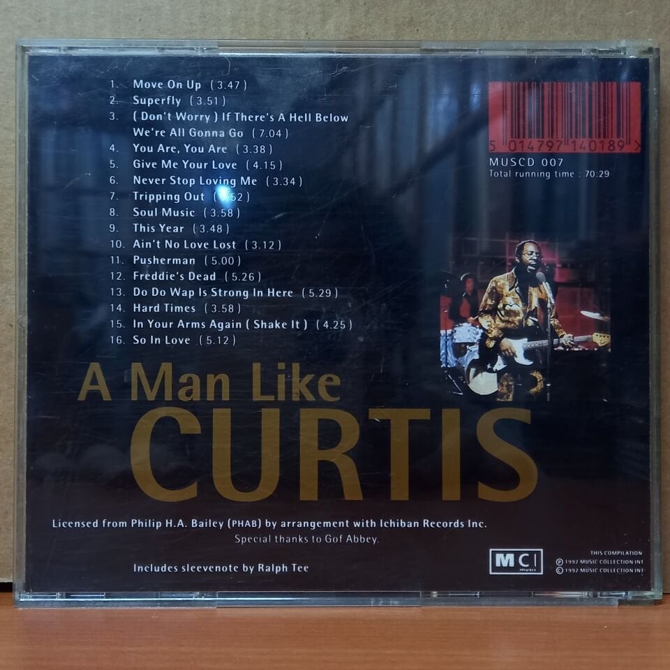 CURTIS MAYFIELD – A MAN LIKE CURTIS / THE BEST OF CURTIS MAYFIELD (1992) - CD 2.EL