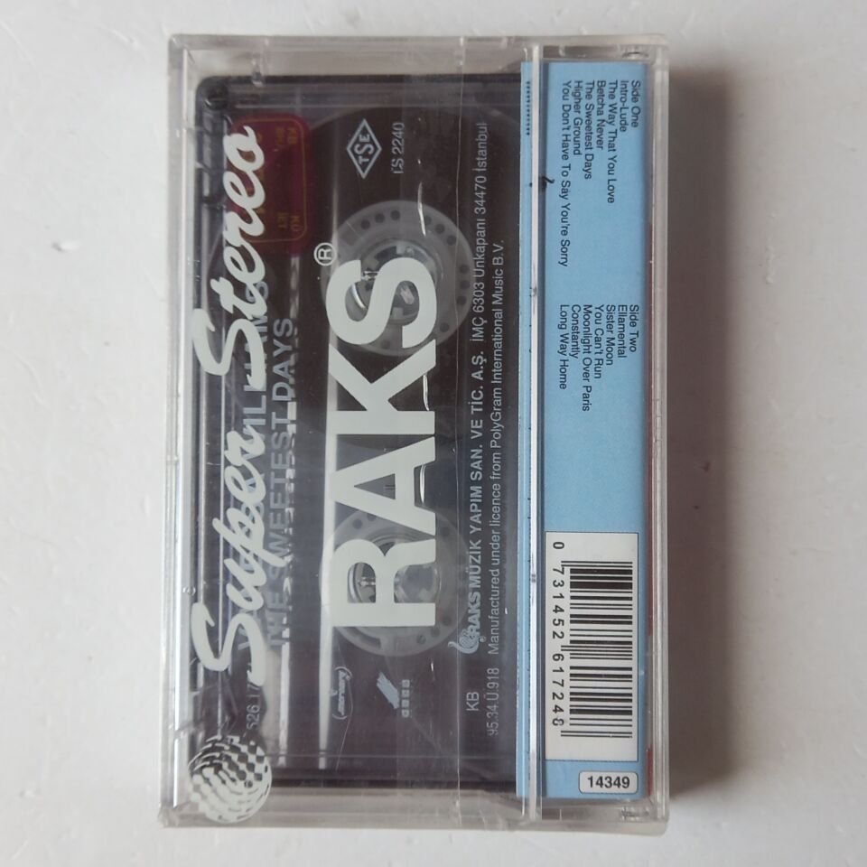 VANESSA WILLIAMS - THE SWEETEST DAY (1995) - KASET SIFIR