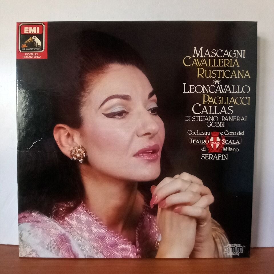 MASCAGNI / LEONCAVALLO, CALLAS, DI STEFANO, PANERAI, GOBBI, ORCHESTRA E CORO DEL TEATRO ALLA SCALA DI MILANO, SERAFIN – CAVALLERIA RUSTICANA / PAGLIACCI (1987) - 2LP BOX SET 2.EL PLAK