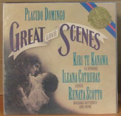 GREAT LOVE SCENES DOMINGO KIRI TE KANAWA LP SFR