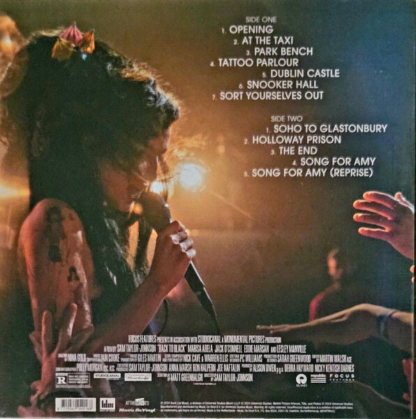 BACK TO BLACK - SOUNDTRACK / COMPOSED & PERFORMED BY NICK CAVE & WARREN ELLIS (2024) - LP 180GR 45RPM 2025  GOLD & BLACK MARBLED COLOURED EDITION SIFIR PLAK