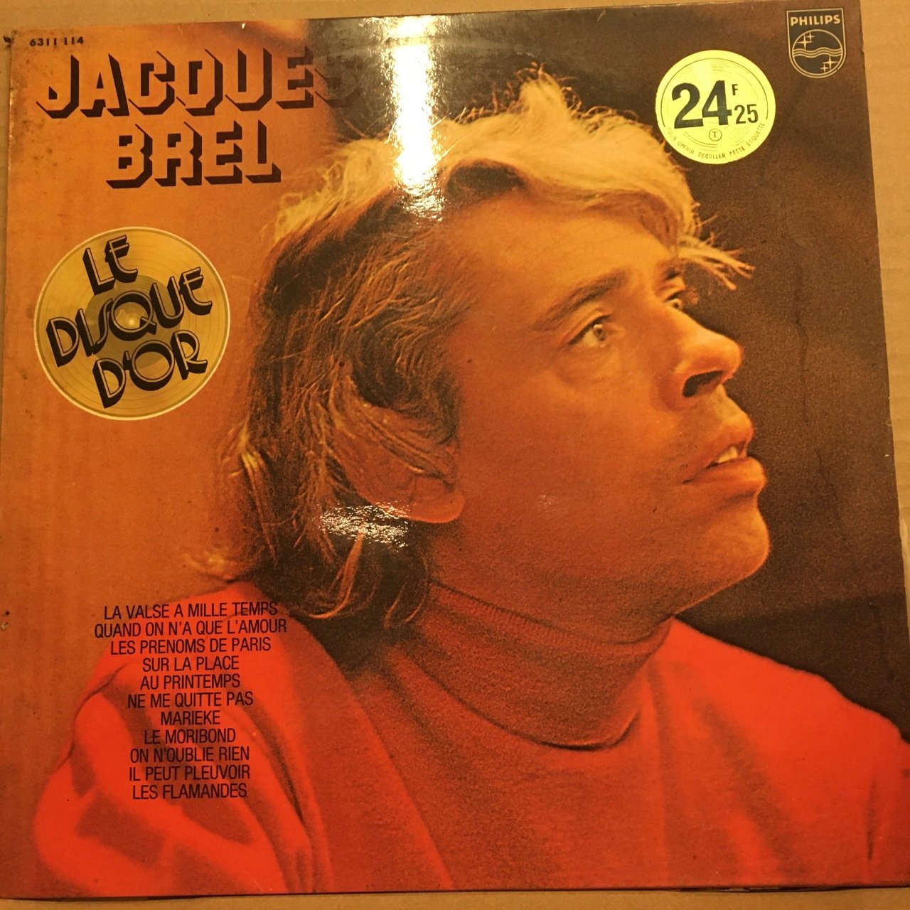 JACQUES BREL - LE DISQUE D'OR 2.EL PLAK