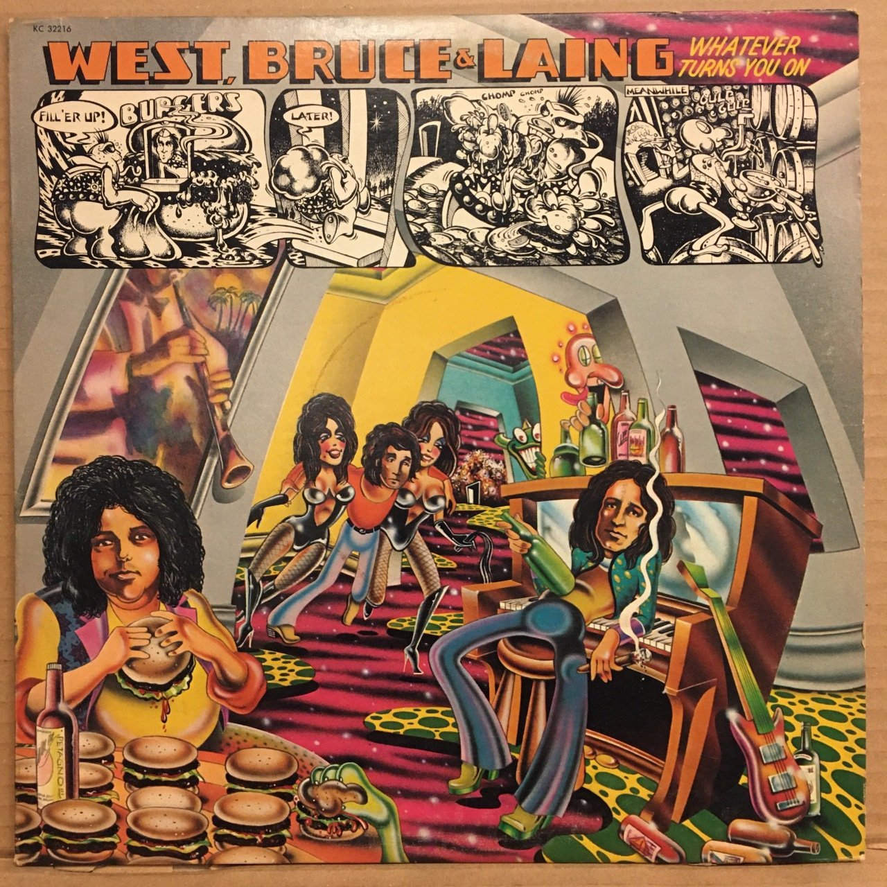 WEST, BRUCE & LAING - WHATEVER TURNS YOU ON (1973) - PLAK 2.EL
