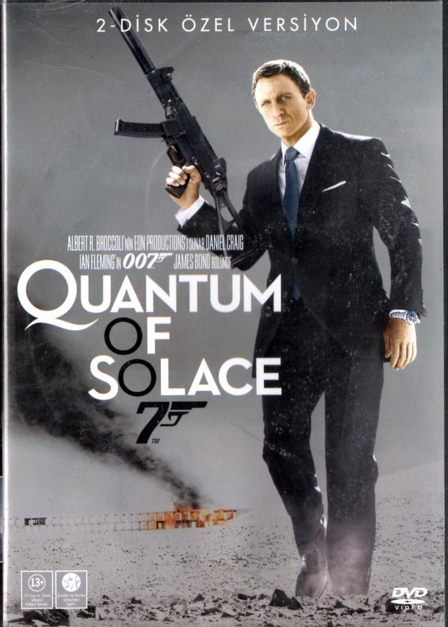 007 JAMES BOND QUANTUM OF SOLACE - DANIEL CRAIG - 2DVD SIFIR