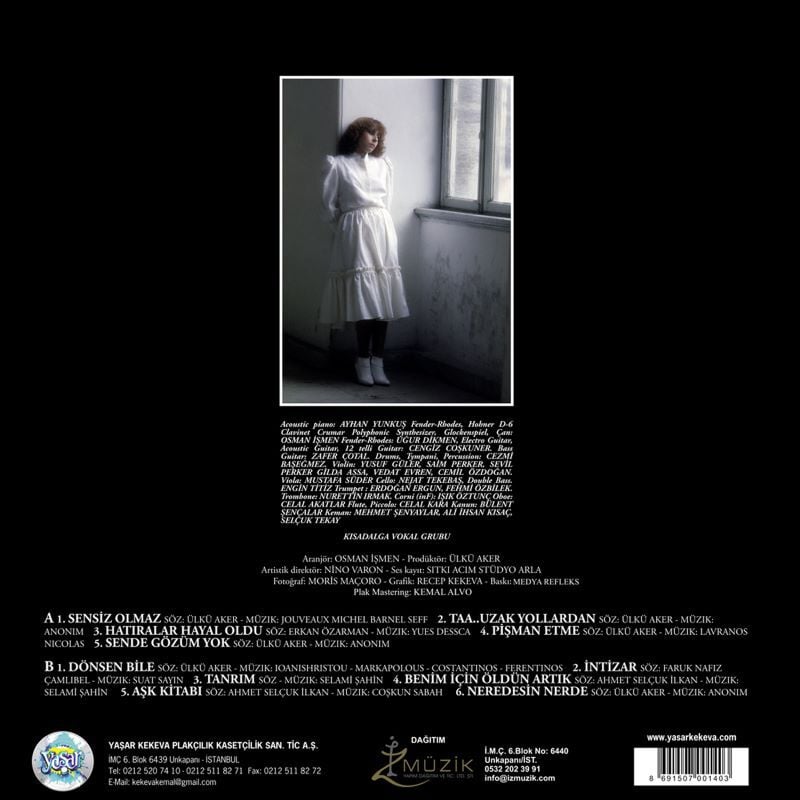 NİLÜFER - SENSİZ OLMAZ (1982) - LP RENKLİ 2026 BASIM SIFIR PLAK