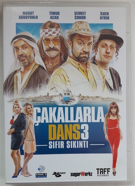 ÇAKALLARLA DANS 3 SIFIR SIKINTI - MURAT AKKOYUNLU - TİMUR ACAR - MURAT ŞEKER - DVD 2.EL