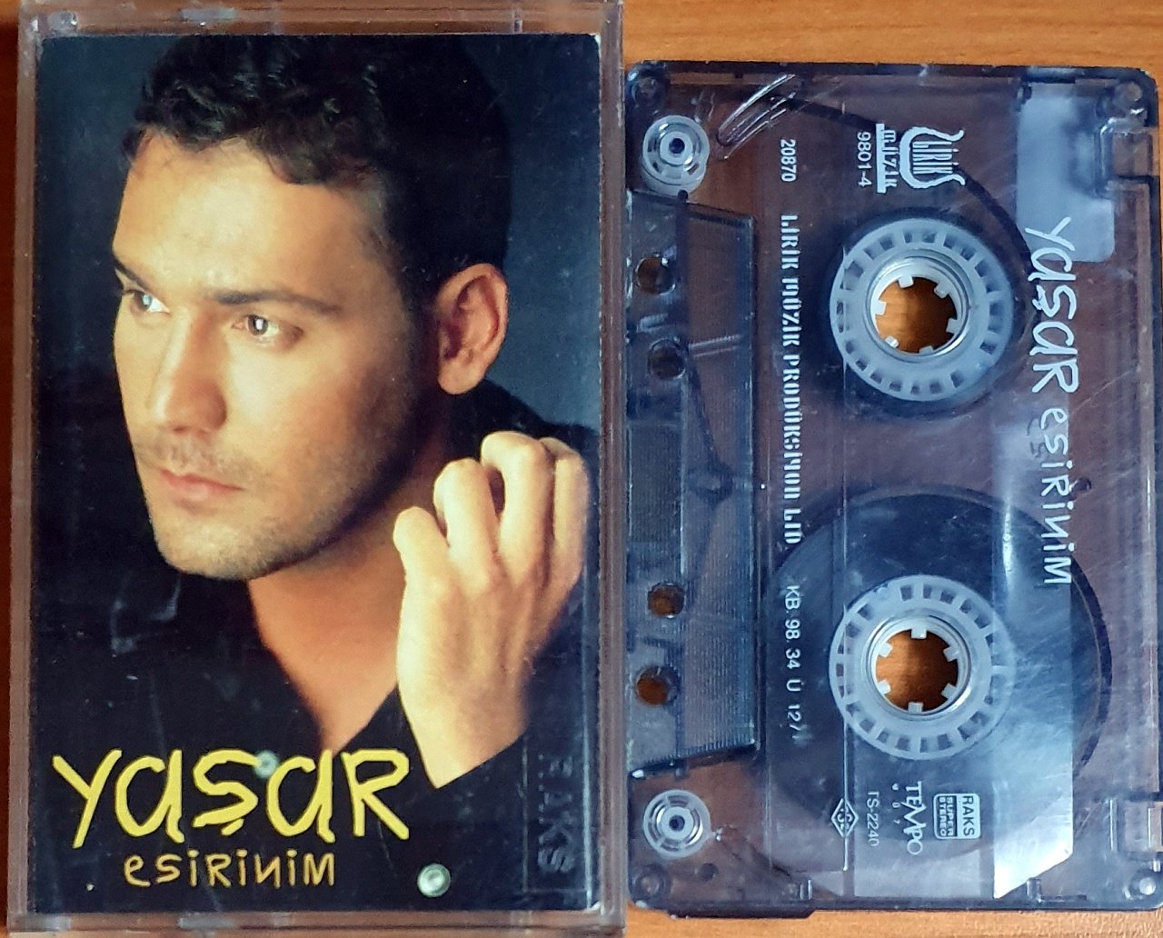 YAŞAR - ESİRİNİM (1998) - KASET LİRİK MÜZİK 2.EL