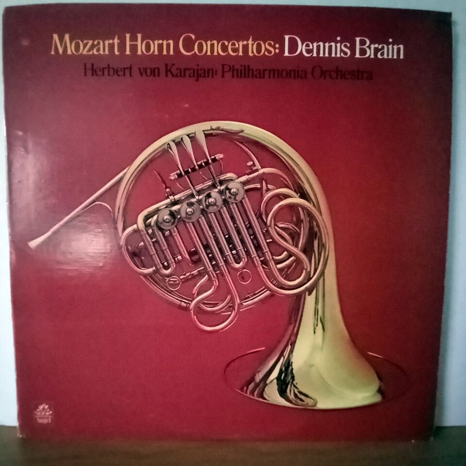 MOZART HORN CONCERTOS: DENNIS BRAIN / HERBERT VON KARAJAN, PHILHARMONIA ORCHESTRA - LP 2.EL PLAK