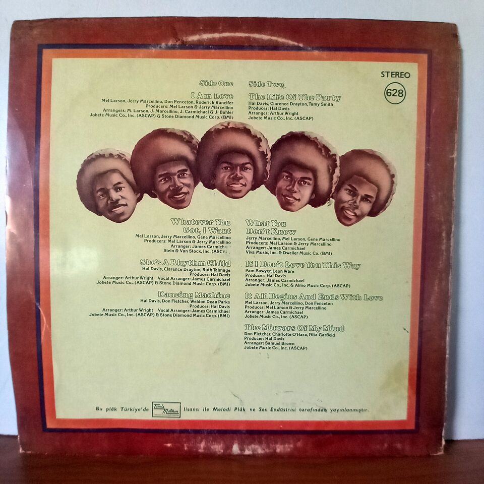 JACKSON 5IVE – DANCING MACHINE (1975) - YERLİ BASKI LP 2.EL PLAK