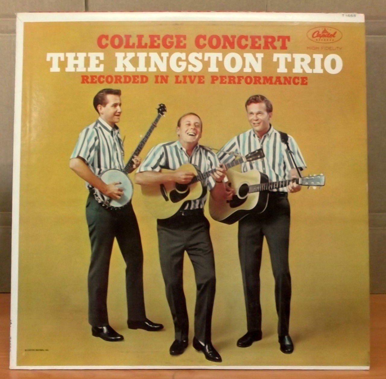 THE KINGSTON TRIO - COLLEGE CONCERT - LP 2.EL
