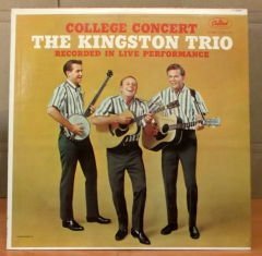THE KINGSTON TRIO - COLLEGE CONCERT - LP 2.EL