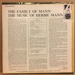 HERBIE MANN - THE FAMILY OF MANN LP 2.EL PLAK