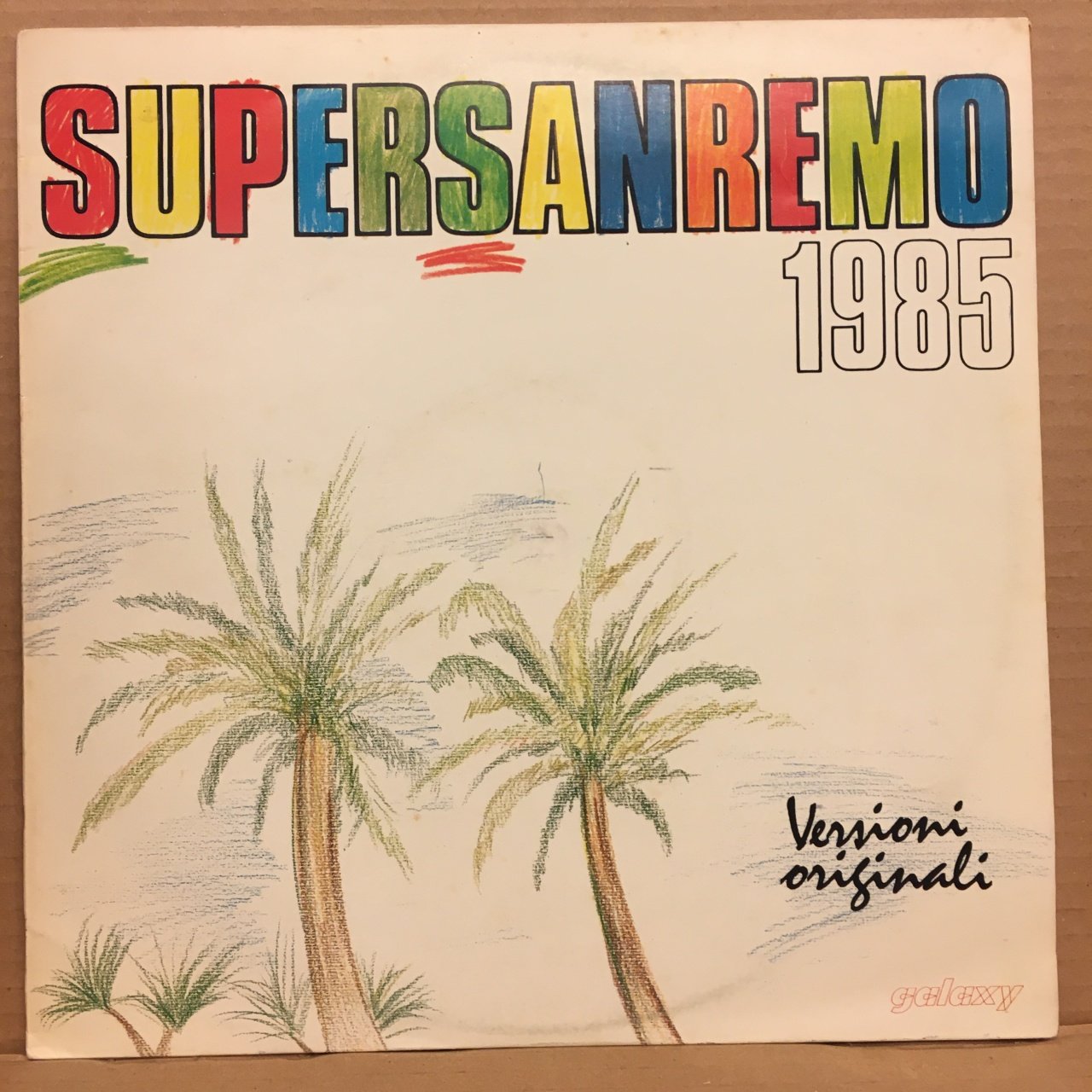 SUPER SAN REMO 1985 YERLİ BASKI 2.EL PLAK