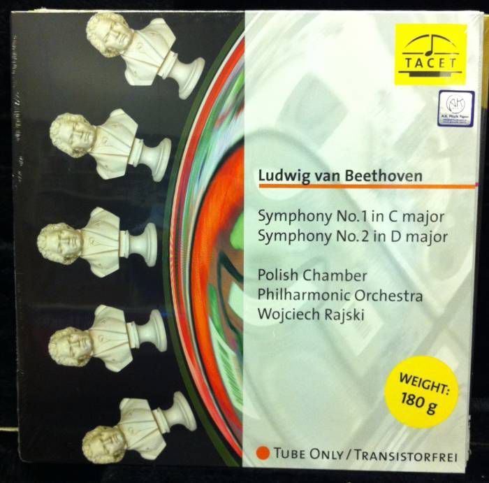 BEETHOVEN - SYMP NO.1 NO.2 180G LP
