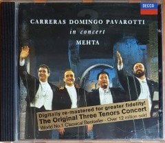 CARRERAS DOMINGO PAVAROTTI IN CONCERT / MEHTA (1990) DIGITALLY REMASTERED THE ORIGINAL THREE TENORS CONCERT / DECCA CD 2.EL
