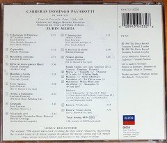 CARRERAS DOMINGO PAVAROTTI IN CONCERT / MEHTA (1990) DIGITALLY REMASTERED THE ORIGINAL THREE TENORS CONCERT / DECCA CD 2.EL
