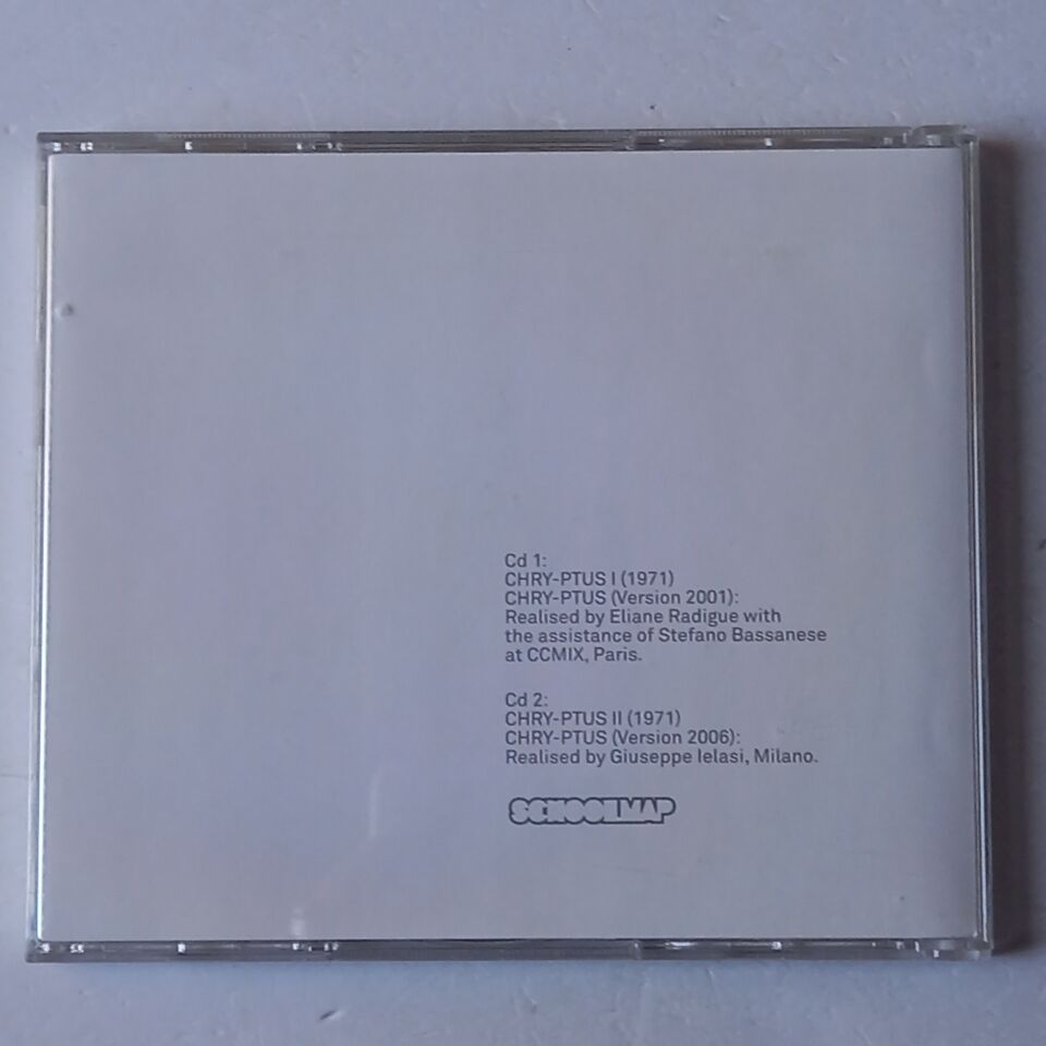 ELIANE RADIGUE – CHRY-PTUS (2007) - CD 2.EL