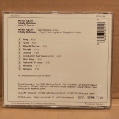 MIKHAIL ALPERIN / ARKADY SHILKLOPER ‎– WAVE OF SORROW (1990) - CD ECM RECORDS 2.EL