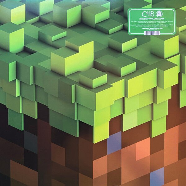 C418 - MINECRAFT VOLUME ALPHA (2015) GAME SOUNDTRACK - LP 2024 TRANSPARENT GREEN VINYL SIFIR PLAK