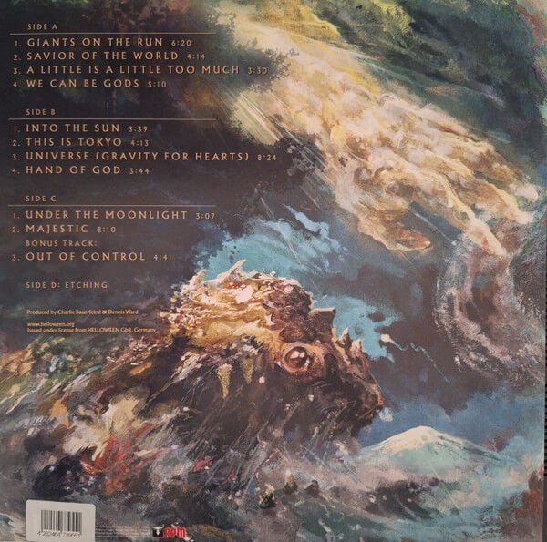 HELLOWEEN – GIANTS & MONSTERS (2025) - 2LP 3 SIDED BLUE (MONSTER LIGHT) VINYL SIFIR PLAK