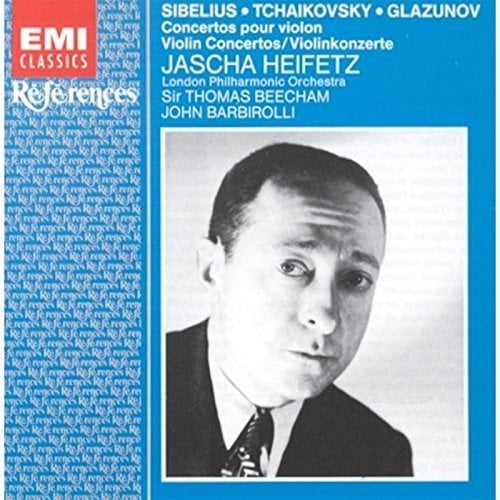 SIBELIUS/TCHAIKOVSKY/GLAZUNOV - CONCERT FOR VIOLIN / JASCHA HEIFETZ (1991) - CD 2.EL