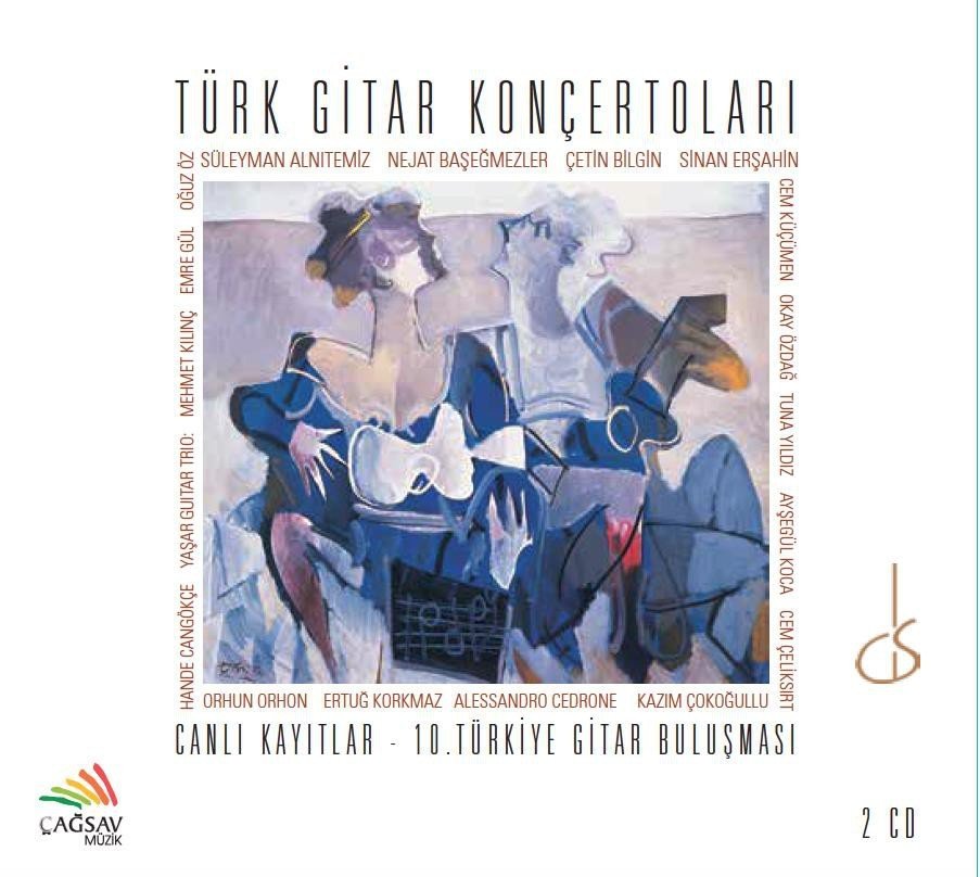 TÜRK GİTAR KONÇERTOLARI - ÇEŞİTLİ SANATÇILAR (2018) - 2CD SIFIR