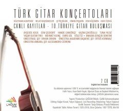 TÜRK GİTAR KONÇERTOLARI - ÇEŞİTLİ SANATÇILAR (2018) - 2CD SIFIR