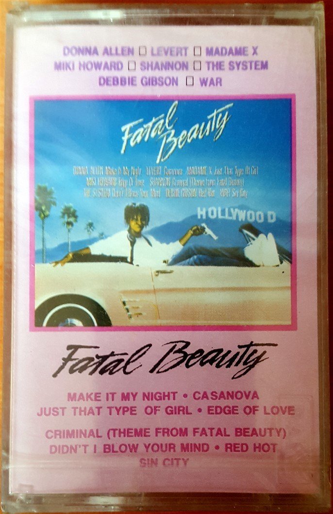 FATAL BEAUTY - SOUNDTRACK (1987) MMY CASSETTE MADE IN TURKEY ''NEW''