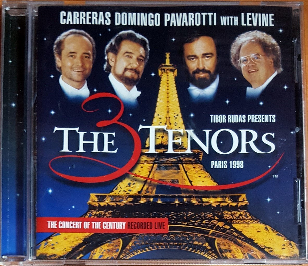 THE 3 TENORS PARIS 1998 / CARRERAS DOMINGO PAVAROTTI WITH LEVINE (1998) ATLANTIC CD 2.EL