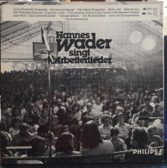 HANNES WADER - SINGT ARBEITERLIEDER (1977) - PLAK 2.EL