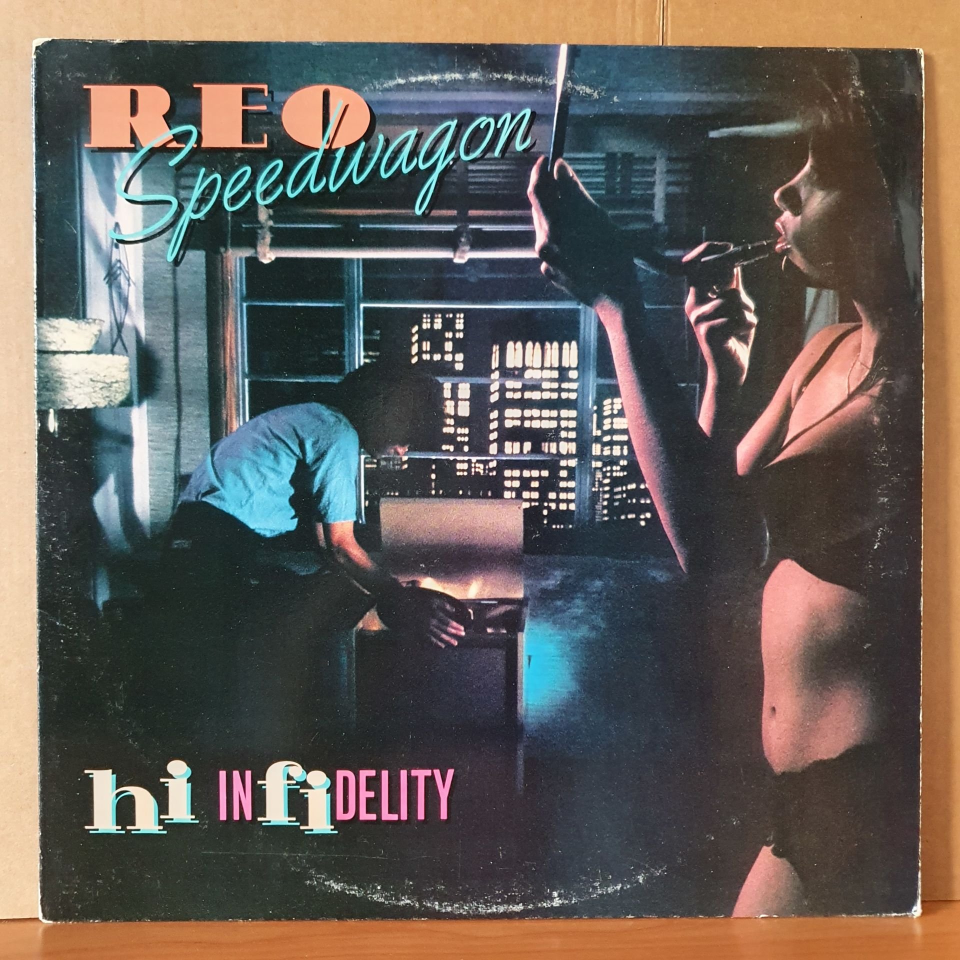 REO SPEEDWAGON - HI INFIDELITY (1980) - LP 2.EL PLAK