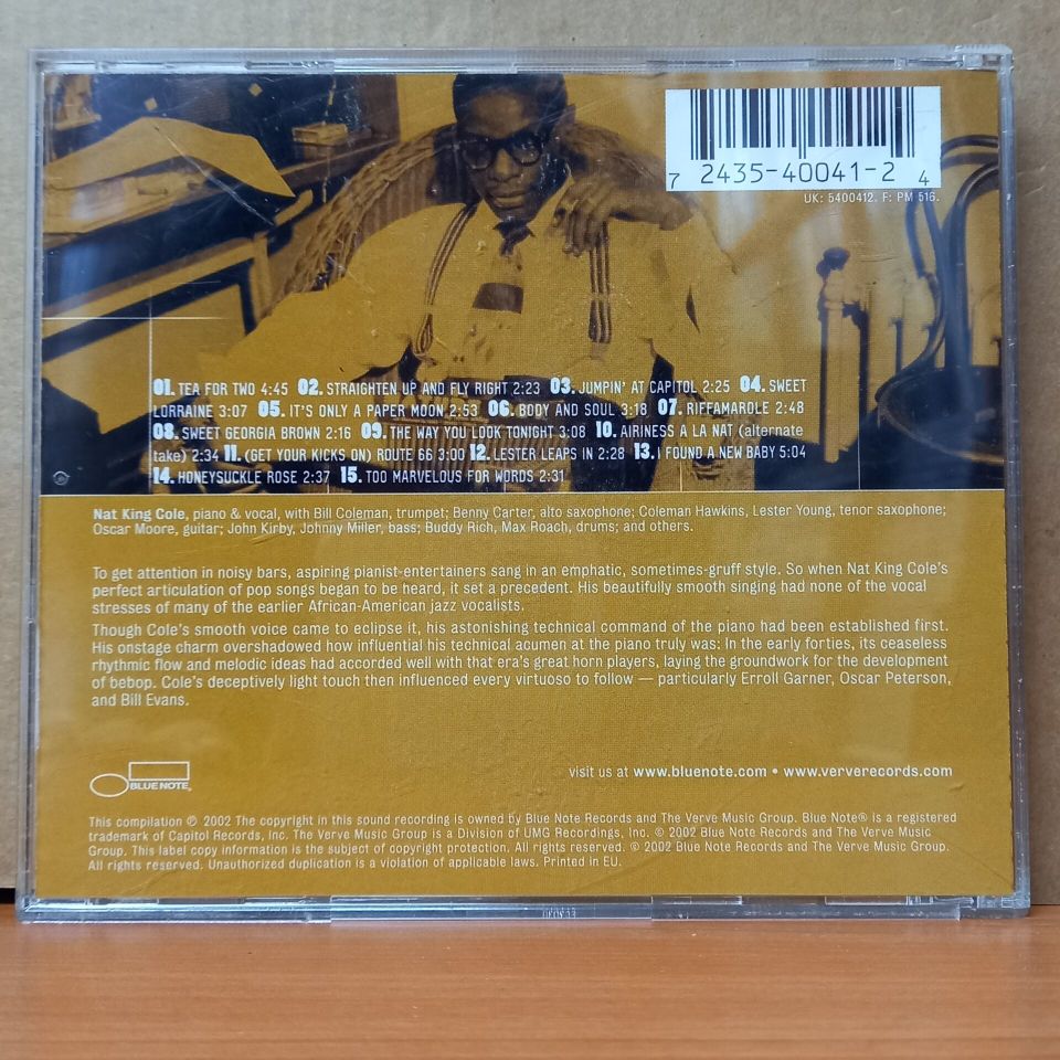 NAT KING COLE – THE DEFINITIVE NAT \'\'KING\'\' COLE (2002) - CD 2.EL