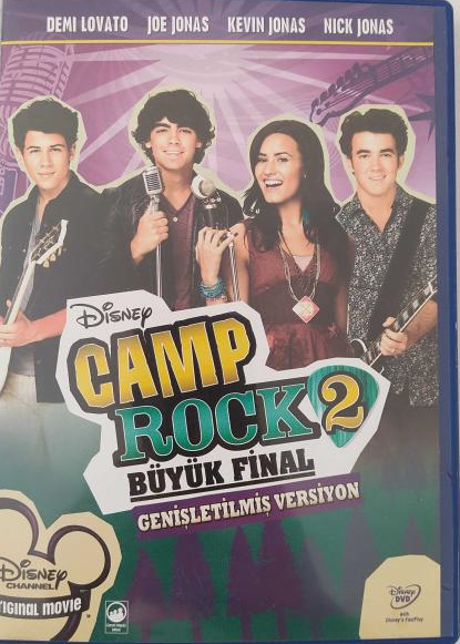CAMP ROCK 2 THE FINAL JAM - BÜYÜK FİNAL - DEMI LOVATO, JONAS BROTHERS - DISNEY - DVD 2.EL