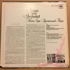 SIMON AND GARFUNKEL - PARSLEY, SAGE, ROSEMARY AND THYME - 2.EL PLAK