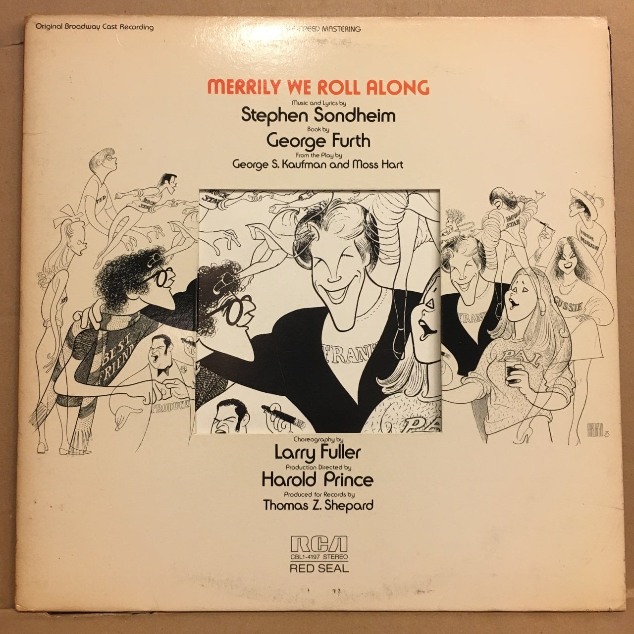 MERRILY WE ROLL ALONG STEPHEN SONDHEIM BROADWAY (1982) 2.EL PLAK