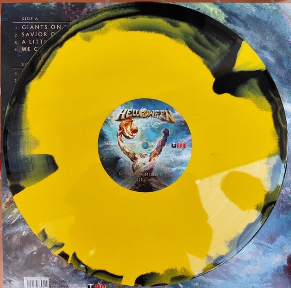 HELLOWEEN – GIANTS & MONSTERS (2025) - 2LP 3 SIDED GIANT BLACK YELLOW VINYL SIFIR PLAK
