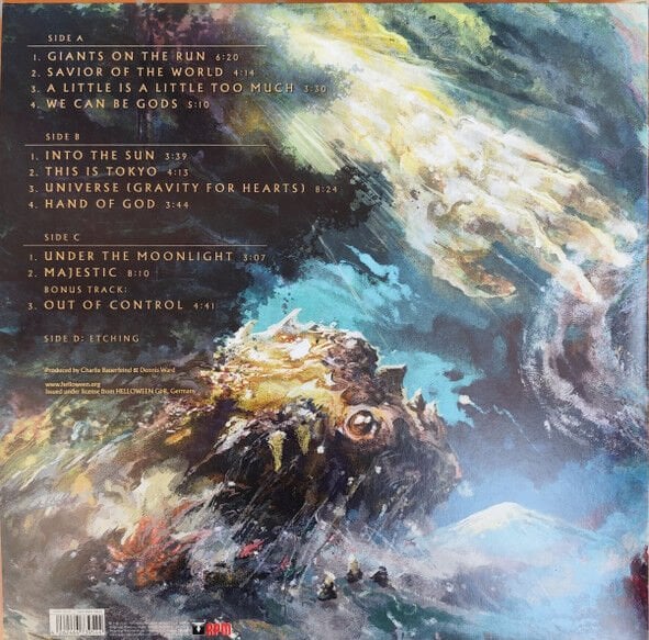 HELLOWEEN – GIANTS & MONSTERS (2025) - 2LP 3 SIDED GIANT BLACK YELLOW VINYL SIFIR PLAK