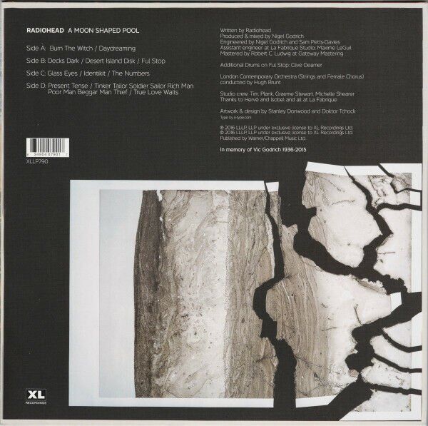 RADIOHEAD - A MOON SHAPED POOL (2016) - 2LP 180GR BLACK VINYL EDITION SIFIR PLAK