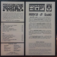 PERCUSSION & PIANO HONKY TONK - PLAK 2.EL