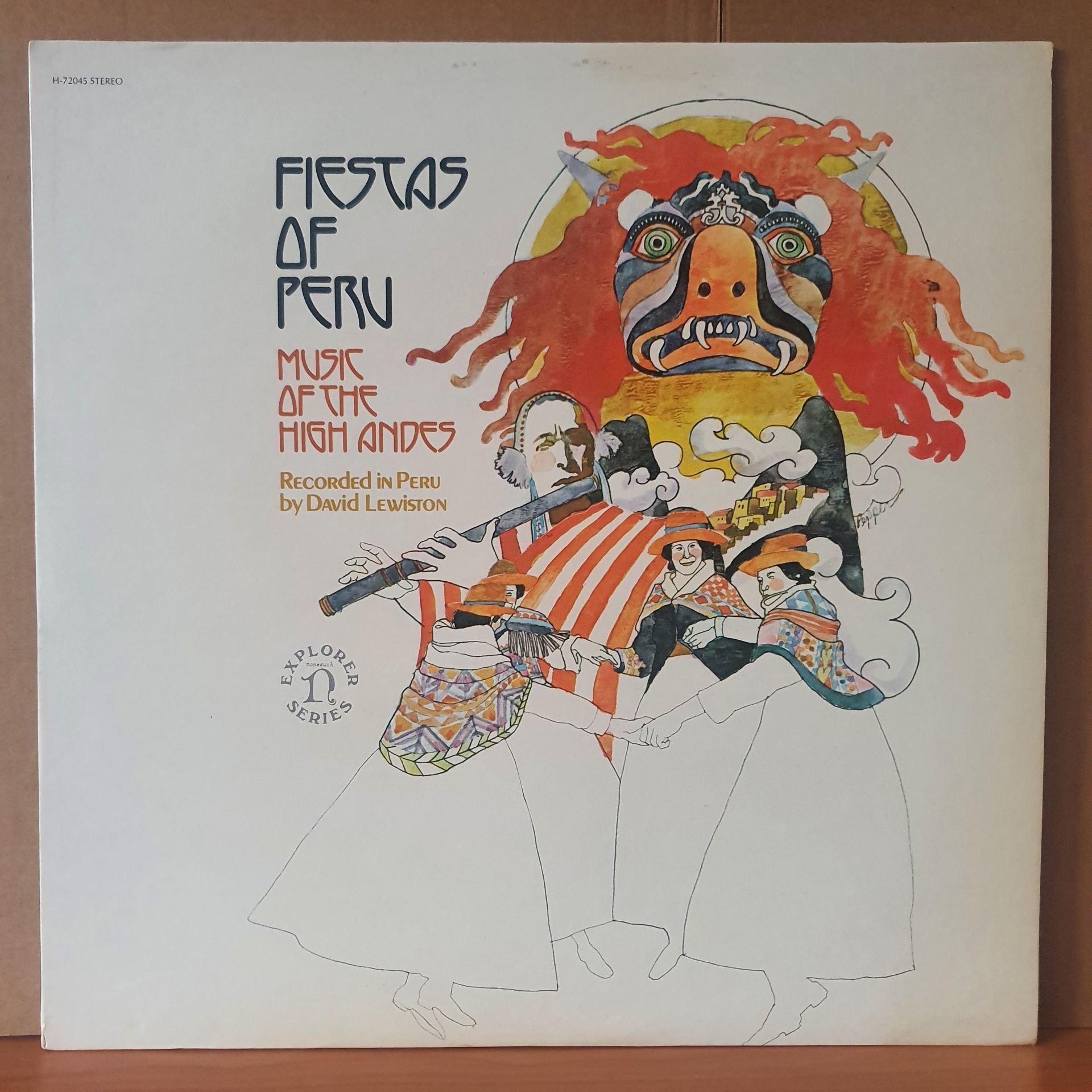 FIESTAS OF PERU / MUSIC OF THE HIGH ANDES / DAVID LEWISTON (1972) - LP 2.EL PLAK