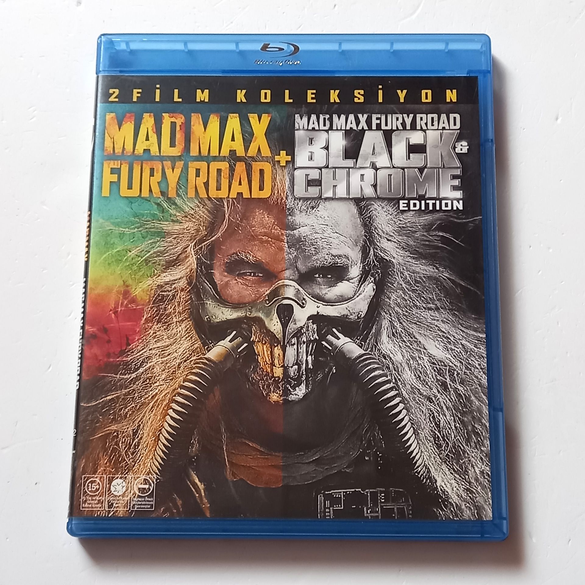 MAD MAX FURY ROAD + BLACK & CHROME EDITION - TOM HARDY, CHARLIZE THERON - YÖN.: GEORGE MILLER - 2 BLU-RAY 2.EL