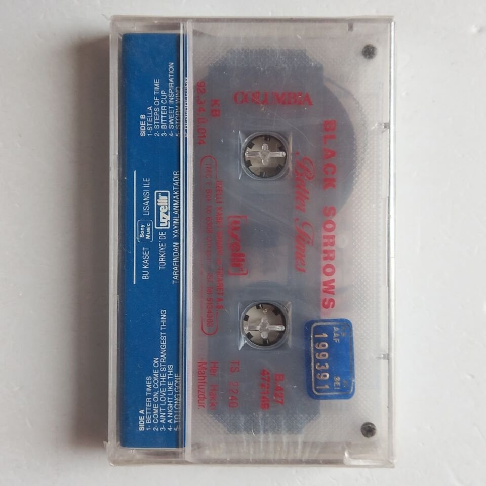 THE BLACK SORROWS - BETTER TIMES (1992) - KASET SIFIR