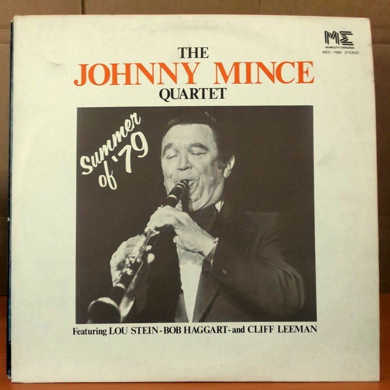 JONNY MINCE - QUARTET SUMMER '79 LP 2.EL