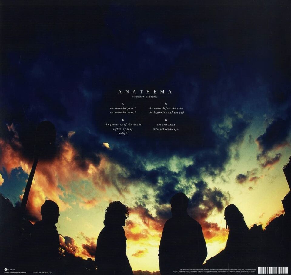 ANATHEMA - WEATHER SYSTEMS (2012) - 2LP 2022 REISSUE SIFIR PLAK