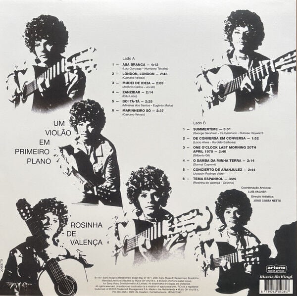 ROSINHA DE VALENCA - UM VIOLAO EM PRIMEIRO PIANO (1971) - LP 180GR 2024 EDITION SIFIR PLAK