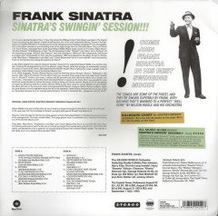 FRANK SINATRA - SINATRA'S SWINGIN' SESSION !!! (2012) - PLAK SIFIR