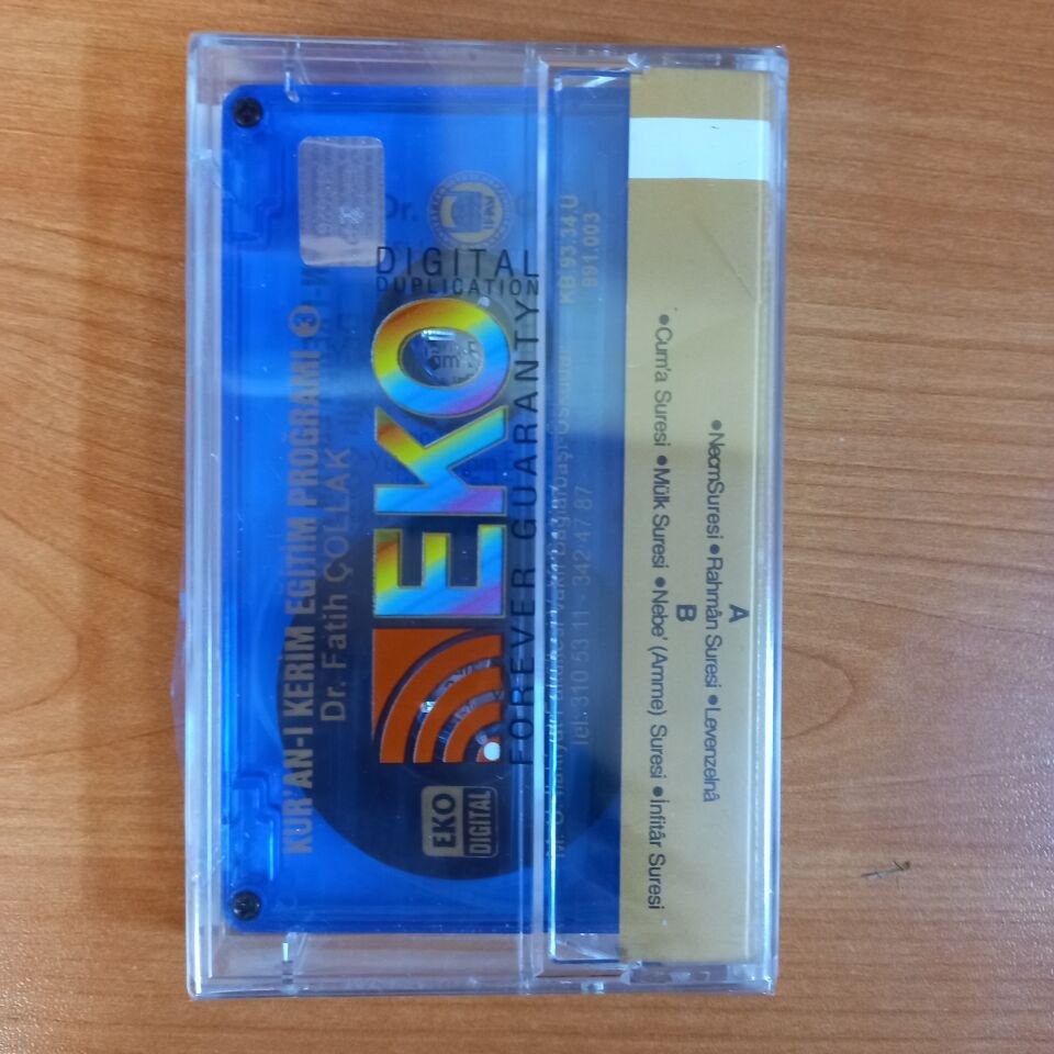 DR. FATİH ÇOLLAK - KUR'AN-I KERİM EĞİTİM PROGRAMI 3 (1993) - KASET SIFIR