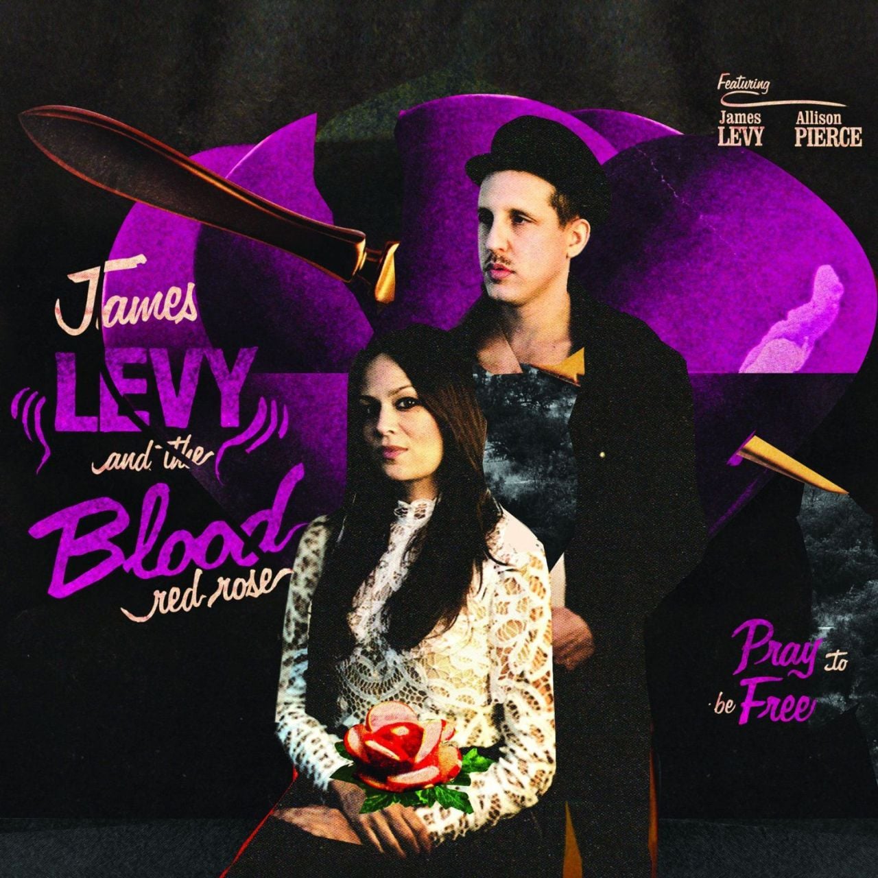JAMES LEVY AND THE BLOOD RED ROSE - PRAY TO BE FREE (2012) - LP SIFIR PLAK